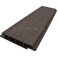 Террасная доска из ДПК бесшовная «SW PADUS», темно-коричневая тангенциальная 3м