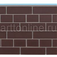 Термосайдинг Доломит 40, кирпич коричневый прокрашенный