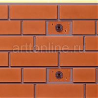 Термосайдинг Доломит 40, кирпич красный