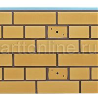Термосайдинг Доломит 40, кирпич желтый прокрашенный