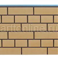 Термосайдинг Доломит 40, кирпич светло-желтый прокрашенный