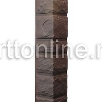 Планка угол наружный 1м фактурный Крымский берег, Корица