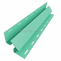 Комплектующие для сайдинга Доломит, внутренний угол бирюза, 3.05м