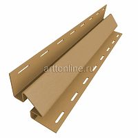 Комплектующие для сайдинга Доломит, внутренний угол орех, 3.05м