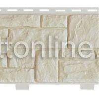 Цокольный сайдинг Доломит серия "Крымский берег", слоновая кость