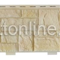 Цокольный сайдинг Доломит серия "Крымский берег", песочный