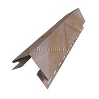 Комплектующие для сайдинга Доломит, наружный угол эксклюзив Капучино, 3.05м