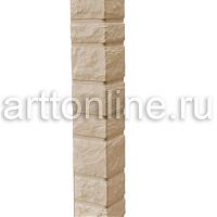 Планка угол наружный 1м Орех фактурный