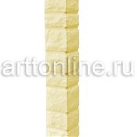 Планка угол наружный 1м Шампань фактурный