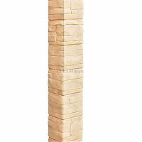 Планка угол наружный 1м Карамель Скалистый Риф фактурный