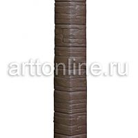 Планка угол наружный 1м Корица фактурный Скалистый Риф