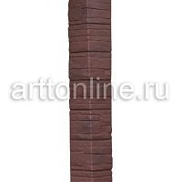 Планка угол наружный 1м Премиум Терракотовый