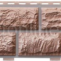 Сайдинг Доломит цокольный, серия "Альпийский" 2м, Турмалин