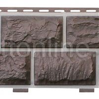 Сайдинг Доломит цокольный, серия "Альпийский" 2м, Венге