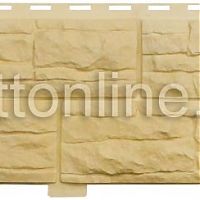 Сайдинг Доломит цокольный, серия "Скалистый Риф премиум" Дюна 2м