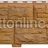 Сайдинг Доломит цокольный, серия "Скалистый Риф премиум" Сафари 2м