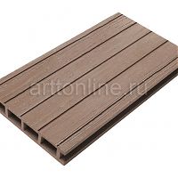Террасная доска ДПК Plisse коричневая 3м