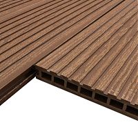 Террасная доска ДПК Massive коричневая 3м