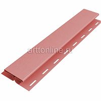 Комплектующие для сайдинга Доломит, Н-профиль, розовый, 3.05м