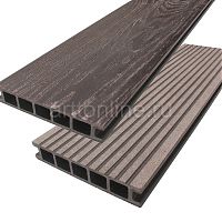 Террасная доска из ДПК «SW ORNUS», темно-коричневая 3м
