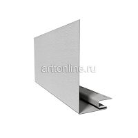 Комплектующие для сайдинга Доломит, околооконная планка, белая, 20см