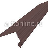 Планка дверная-околооконная вертикальная, 150x9x23.5см, корица