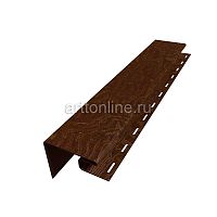 Комплектующие для сайдинга Доломит, околооконная планка, корица, 7см