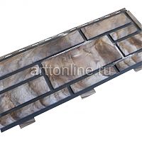 Cайдинг, цокольный, серия "Доломит" Эксклюзив капучино, 2м