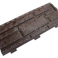 Cайдинг цокольный серия "Доломит" Корица, 2м