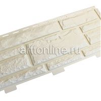 Cайдинг, цокольный, серия "Доломит" слоновая кость, 2м